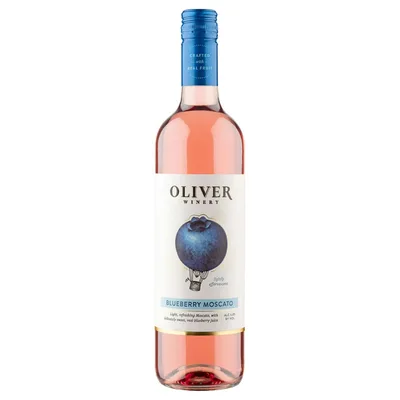 Oliver Winery Blueberry Moscato Wine 750 Ml