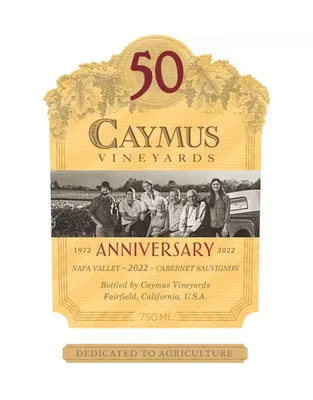 Caymus 50th Anniversary Cabernet Sauvignon Napa 2022 3L