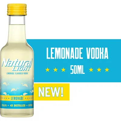 Natural Light Lemonade Vodka 50ml