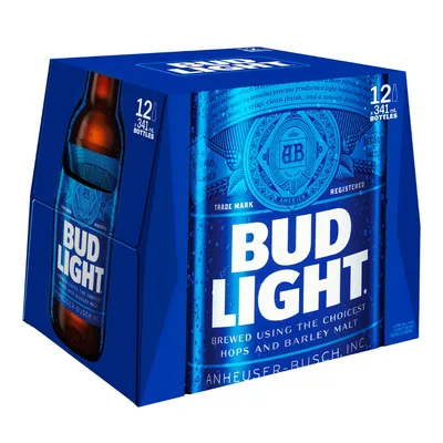 Bud Light Beer - 12 Pack Bottles