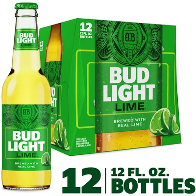Bud Light Lime American Lager Beer - 12pk/12 Fl Oz Bottles