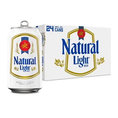 Natural Light Beer - 24 Pack Cans