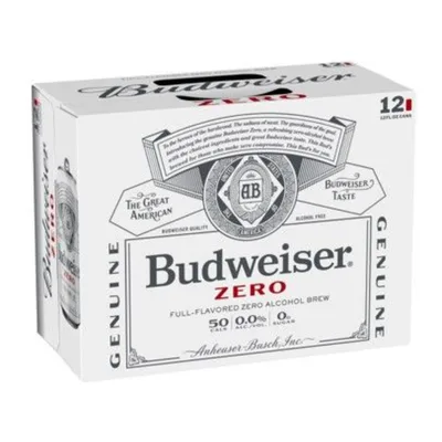 Budweiser Zero 12 Pack Cans