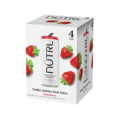 Nutrl Vodka Seltzer Strawberry