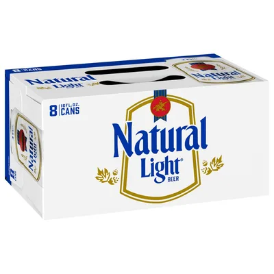 Natural Light Beer, 8 Pack 16 Fl. Oz. Cans