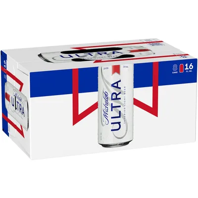 Michelob Ultra Beer, Superior Light, 8 Pack