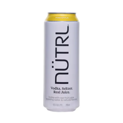Nutrl Nut 25oz Pineapple Vodka Seltzer 700ml Can