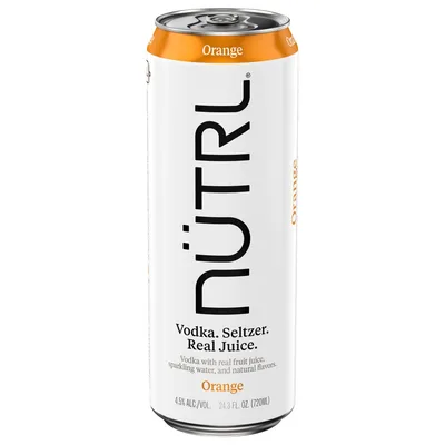 Nutrl Seltzer Orange Single 720ml Can