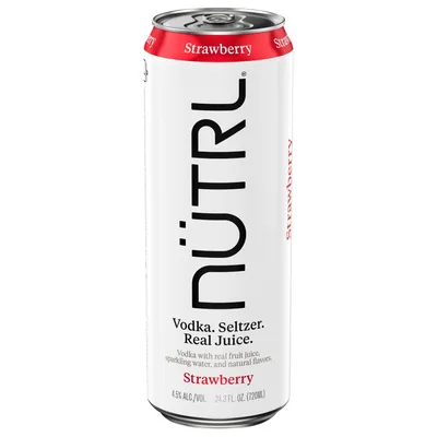 Nutrl Stawberry Vodka Seltzer Big Can