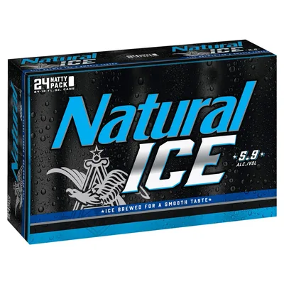 Natural Ice Beer - 24 Pack Cans