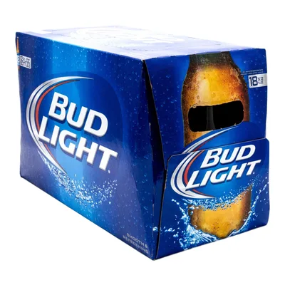 Bud Light American Lager Beer 18 Pack, 12 Fl Oz Bottles