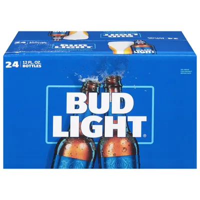 Bud Light Beer, 24 Pack 12 Fl. Oz. Bottles