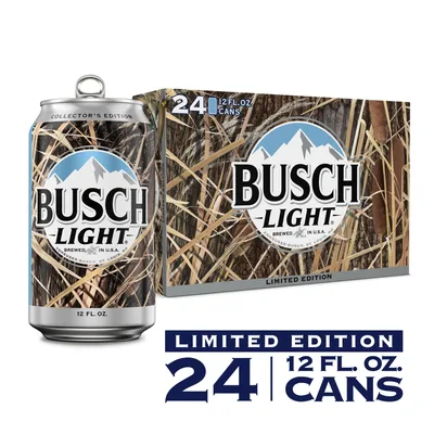 Busch Light American Lager Beer - 24pk/12 Fl Oz Cans