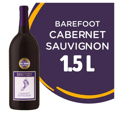 Barefoot California Cabernet Sauvignon Red Wine 1.5L