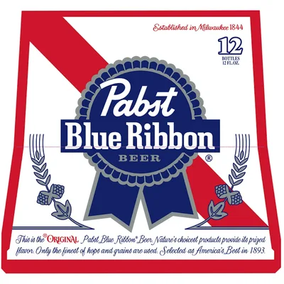 Pabst Blue Ribbon Beer - Bottles