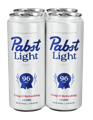 Pabst Light 6 Pk Cans