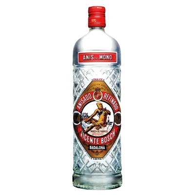 Anis Del Mono Vicente Bosch Seco Anisette Liqueur 750ml