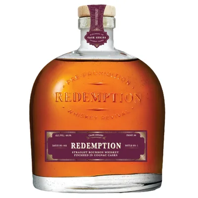 Redemption Straight Bourbon Finished In Cognac Casks Cask Series Batch No. 1