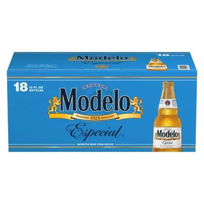 Modelo Especial Mexican Lager Beer - 18pk/12 Fl Oz Bottles