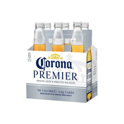 Corona Premier Mexican Lager Light Beer Bottles
