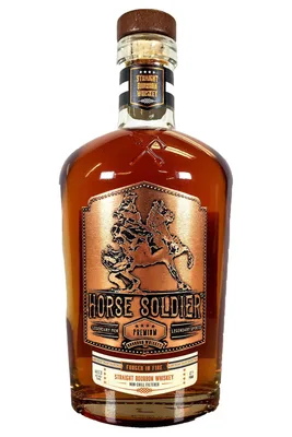 Horse Soldier Bourbon Whiskey, Straight, Premium 750 Ml