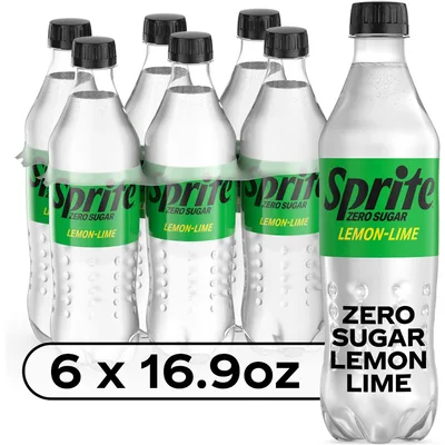 Sprite Zero Sugar Lemon Lime Diet Soda Pop Soft Drinks