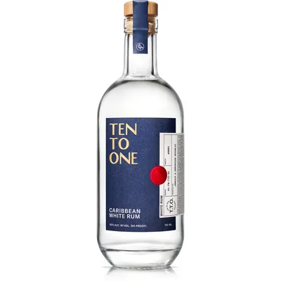 Ten To One White Caribbean Rum 750ml