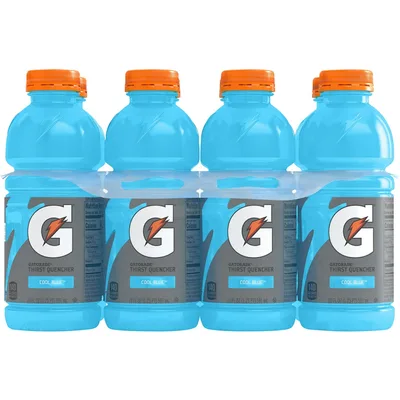 Gatorade Thirst Quencher Sports Drink, Cool Blue, 20 Oz Bottles