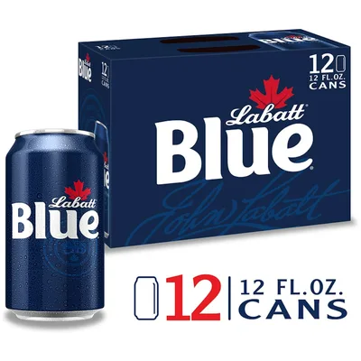 Labatt Blue Canadian Pilsener Beer - 12pk/12 Fl Oz Cans