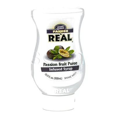 Real Infused Exotics Passion Fruit Puree Syrup