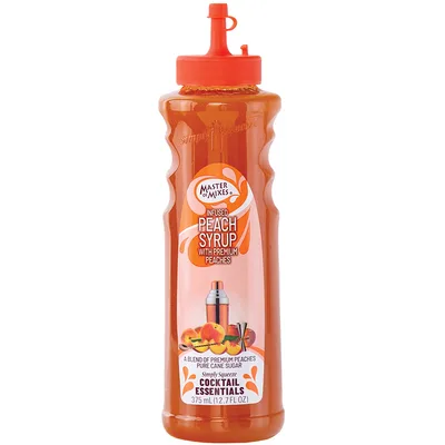 Master of Mixes Cocktail Essentials Peach Syrup