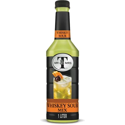 Mr & Mrs T Non-alcoholic Mix, Classic, Whiskey Sour