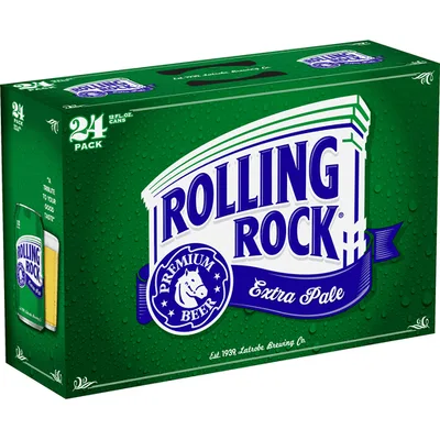 Rolling Rock Extra Pale, 24 Pack 12 Fl. Oz. Cans