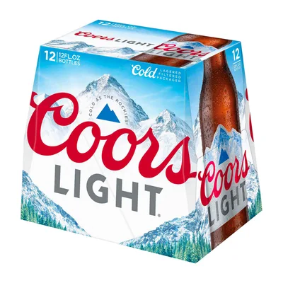 Coors Light Beer Bottles