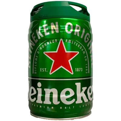 Heineken Original Lager Beer, 5 Liter Keg