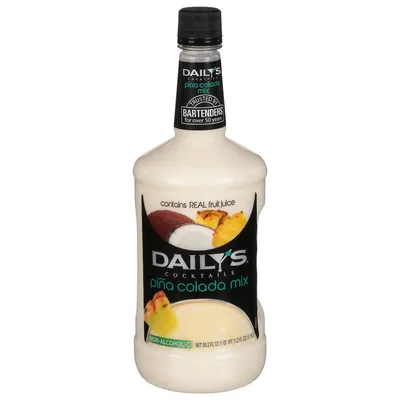 Daily's Cocktails Non-Alcoholic Pina Colada Cocktail Mix