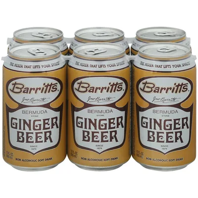 Barritt's Bermuda Stone Ginger Beer 6pk Can