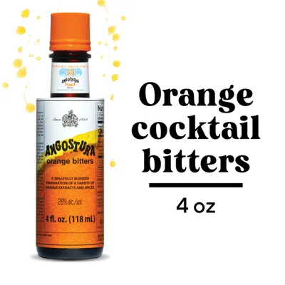 Angostura Orange Cocktail Bitters, 4 Fl Oz Bottle
