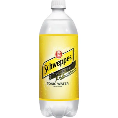 Schweppes Tonic Water - 1 Liter Bottle