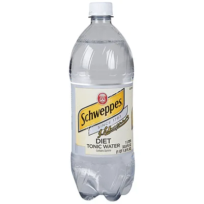 Schweppes Diet Tonic Water - 1 Liter Bottle