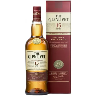 The Glenlivet 15 Year Old French Oak Reserve Single Malt Scotch 750ml