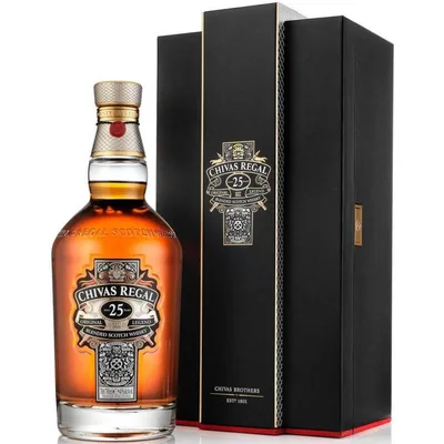 Chivas Regal 25 Year Old Blended Scotch Whisky 750ml