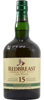 Redbreast 15 Year Old Single Pot Still Irish Whiskey 750ml