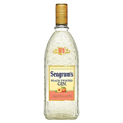 Seagrams Gin Peach Twisted - 750ml Bottle