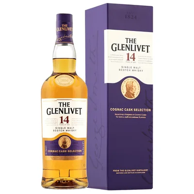 The Glenlivet Cognac Cask Selection Single Malt Scotch Whisky 14 Year Old