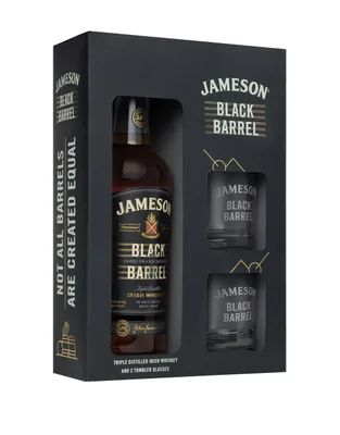 Jameson Black Barrel Irish Whiskey 750Ml 2 Glass Gift Set