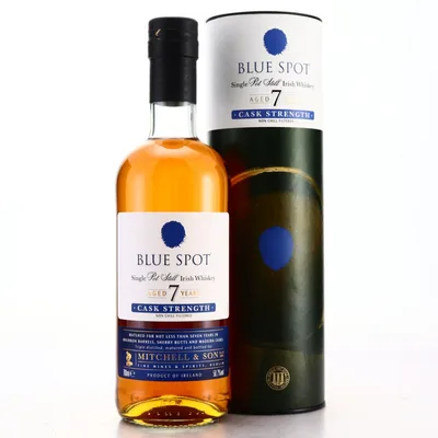 Blue Spot 7 Year Old Cask Strength Single Pot Still Irish Whiskey