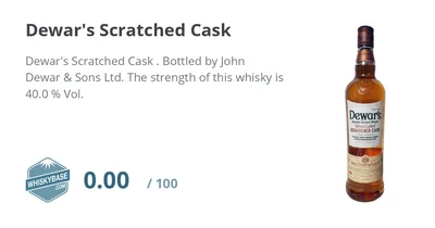 Dewar's White Label Scratched Cask Scotch Whiskey 750ml
