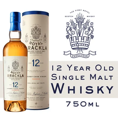 Royal Brackla Single Highland Malt Scotch Whisky 12 Year Old