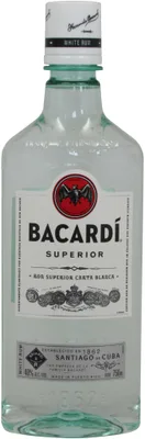 Bacardi Superior White Rum 750m L Pet Bottle